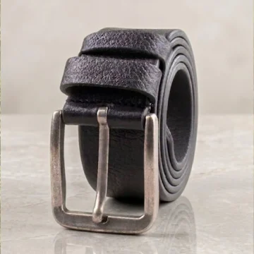 Erkek %100 Hakiki Deri 4 cm Spor Siyah Kemer