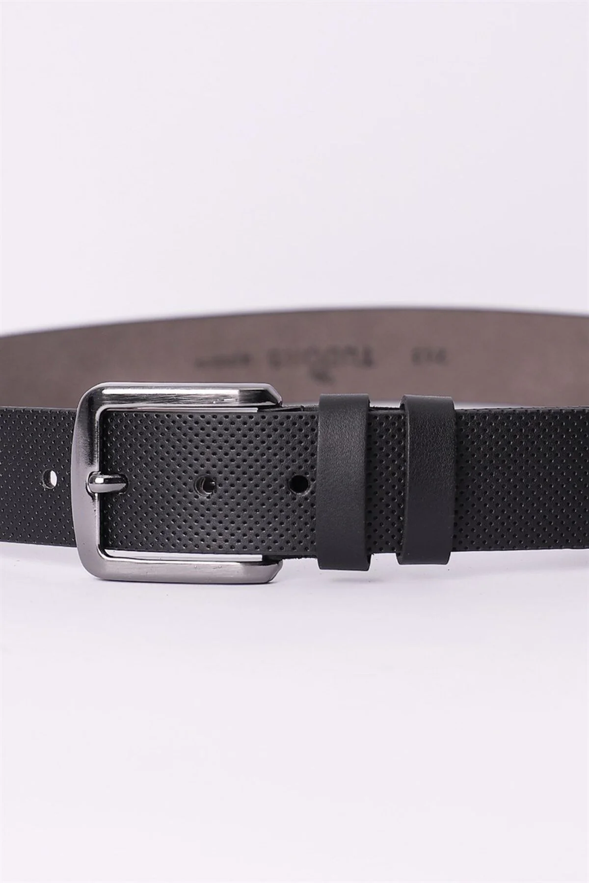 Erkek 4 cm Spor Siyah Kemer - Görsel 11