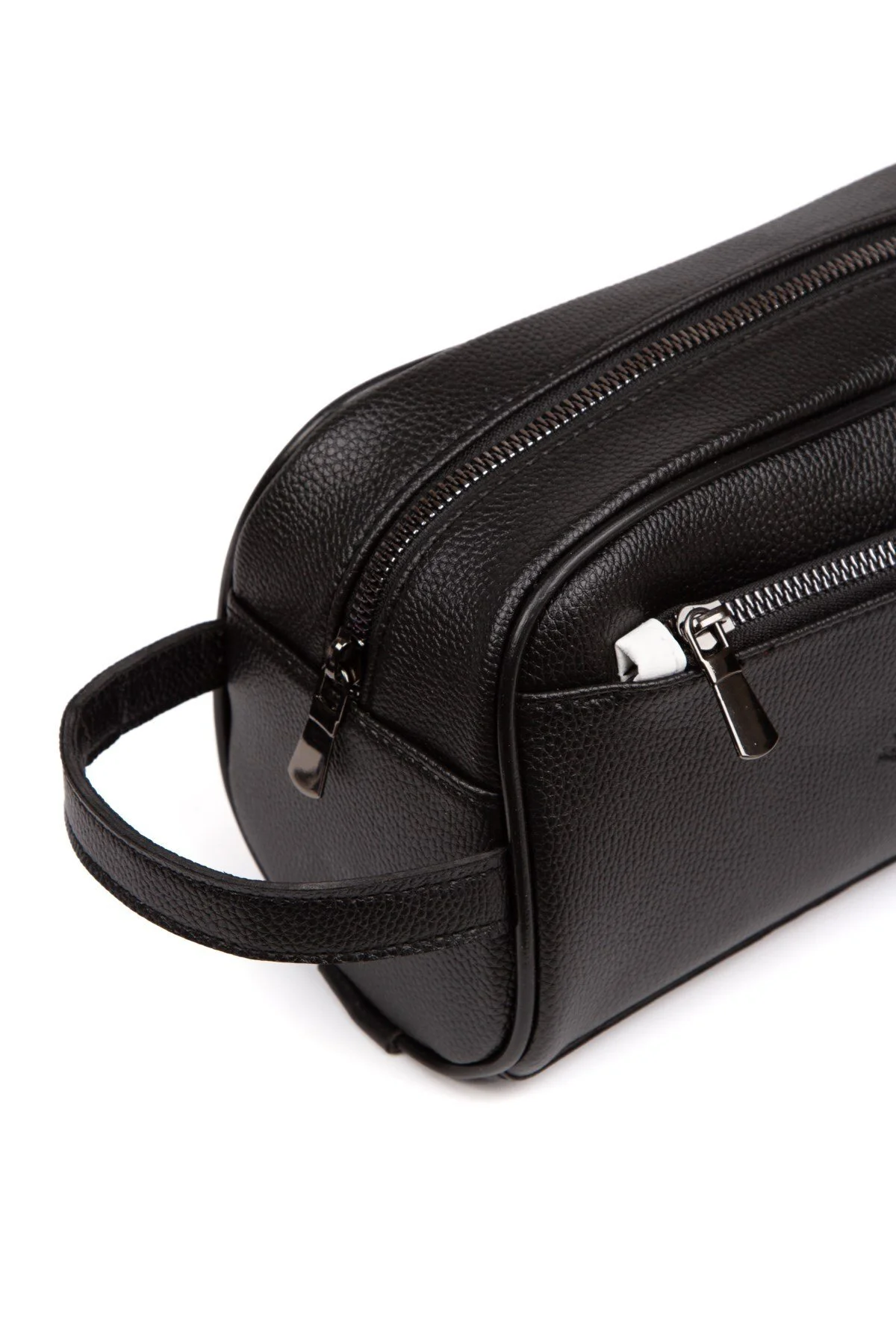 Erkek Deri Portföy Clutch Traş Kozmetik Bakım Ve Günlük El Çantası - Görsel 8