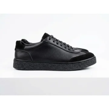 Erkek deri sneaker ayakkabı