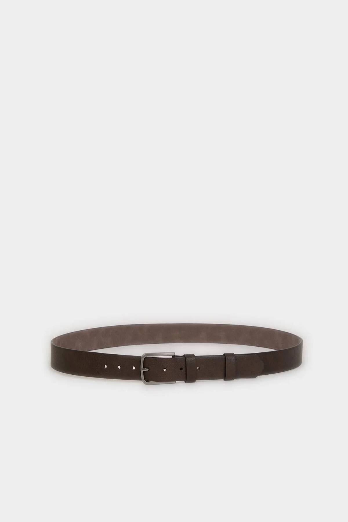 Erkek Dikdörtgen Toka Suni Deri Jean Kemeri H6878AXNS - Görsel 3