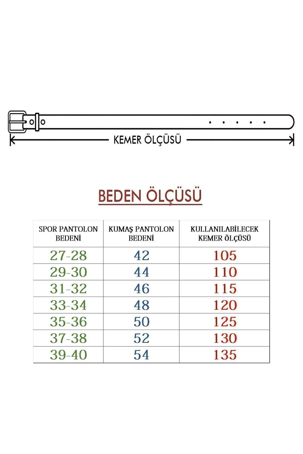 Erkek Kemer Örgülü Elastik Streç Özellikli - Görsel 10