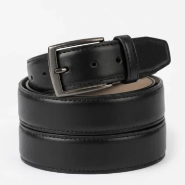 Erkek Klasik Kemer 3,5 cm | Dikişli | Nikel Tokalı | Kumaş & Takım Elbise
