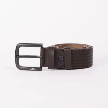 Erkek Siyah Casual Suni Deri Jean Kot Kemeri