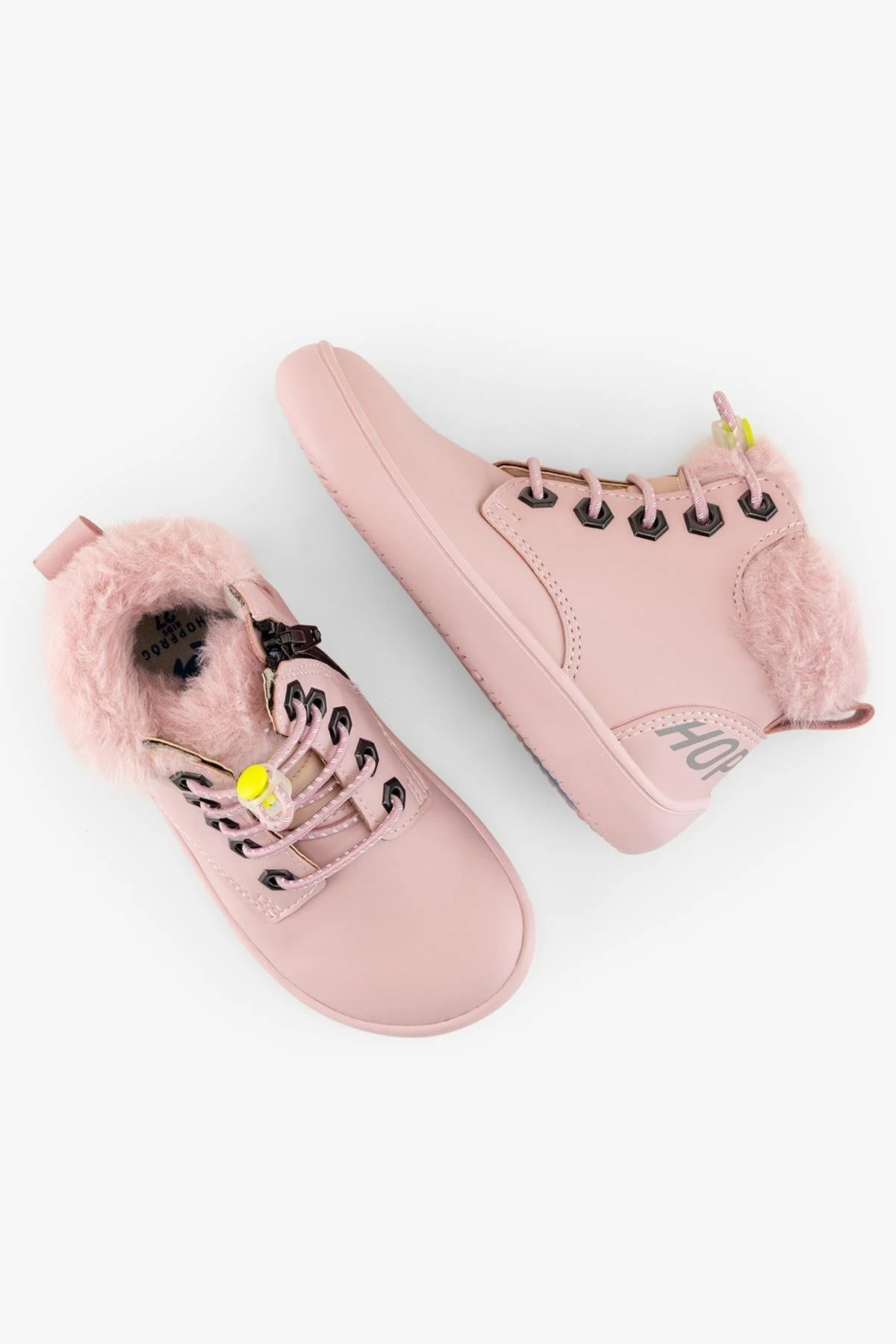 Furry Boots Pembe Lotus Barefoot Çocuk Botu - Görsel 6