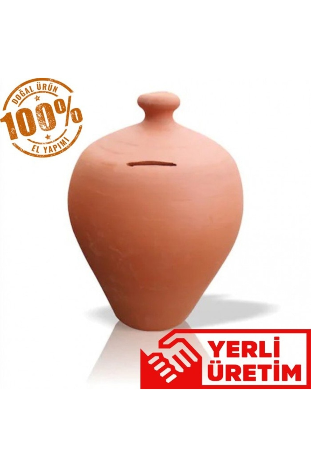 Genel Markalar Büyük Boy Çömlek Toprak Testi Kumbara Kırılmadan Açılmaz