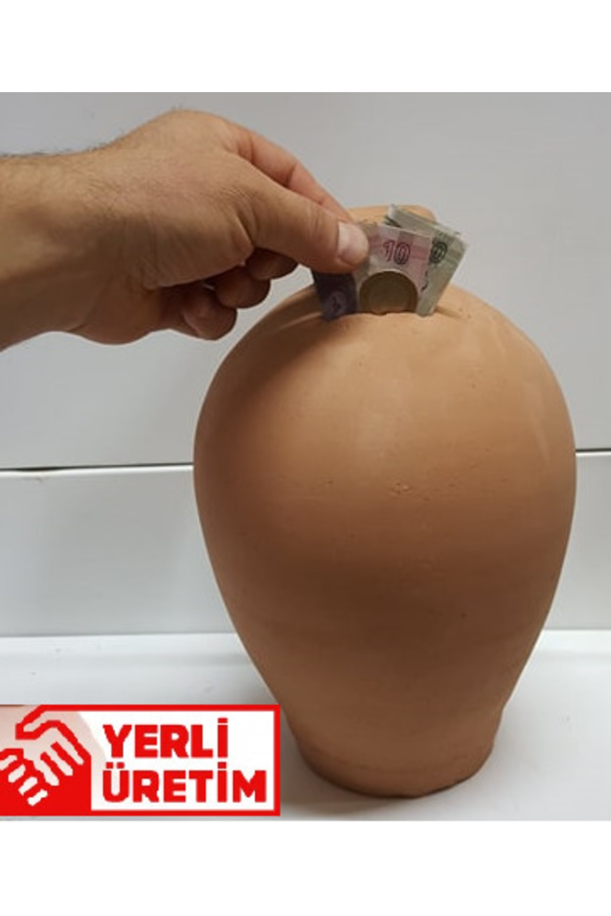 Genel Markalar Büyük Boy Çömlek Toprak Testi Kumbara Kırılmadan Açılmaz