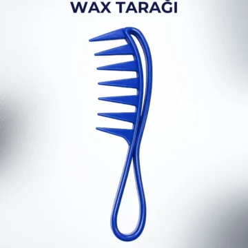 Geniş Aralıklı Profesyonel Saç Şekillendirici Wax Tarak Erkek Saç Tarağı