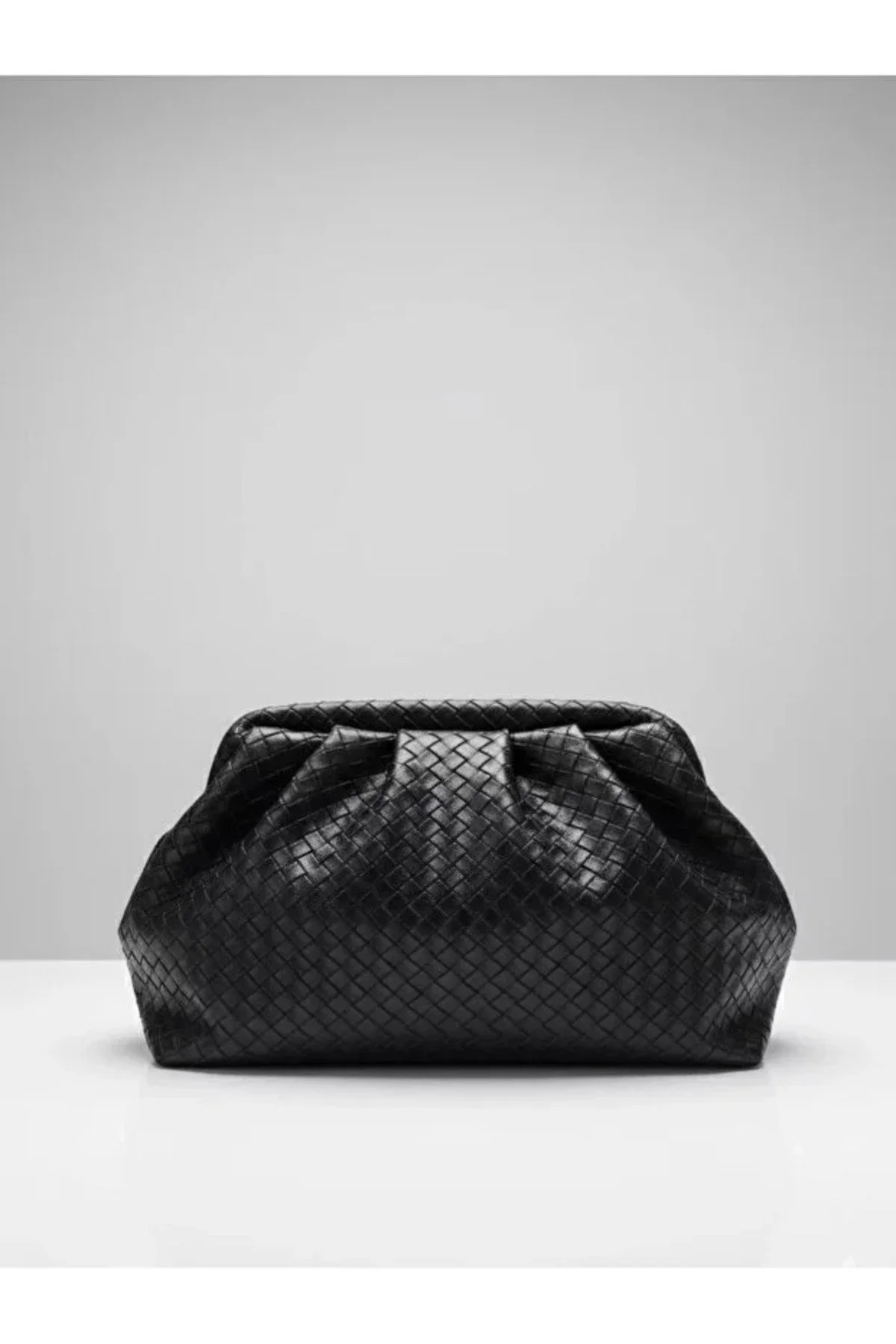 GLOW SÜET BÜYÜK BOY ÖRGÜ DETAYLI EL, OMUZ VE ÇAPRAZ ÇANTA, 33 cm x 21 cm - Görsel 5