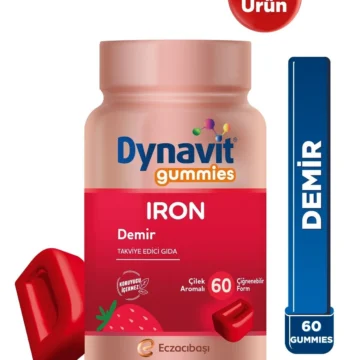 Gummies Iron 60 Çiğnenebilir Form - Aile Boyu Kullanım – Demir - Enerji
