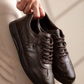 Hakiki Deri, Erkek Sneaker İç Dış Deri Ayakkabı