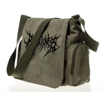 Harajuku Gothic Punk Baskılı Unisex Postacı Çantası