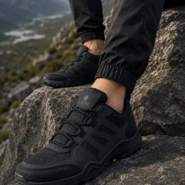 Heber Suya Dayanıklı Kışlık Outdoor Erkek Ayakkabı Siyah-Gri