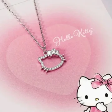 Hello Kitty Coquette Zirkon Taşlı Kolye