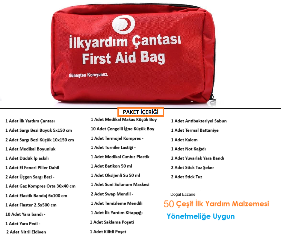 İş Makinesi ilk Yardım Çantası - ürün görseli