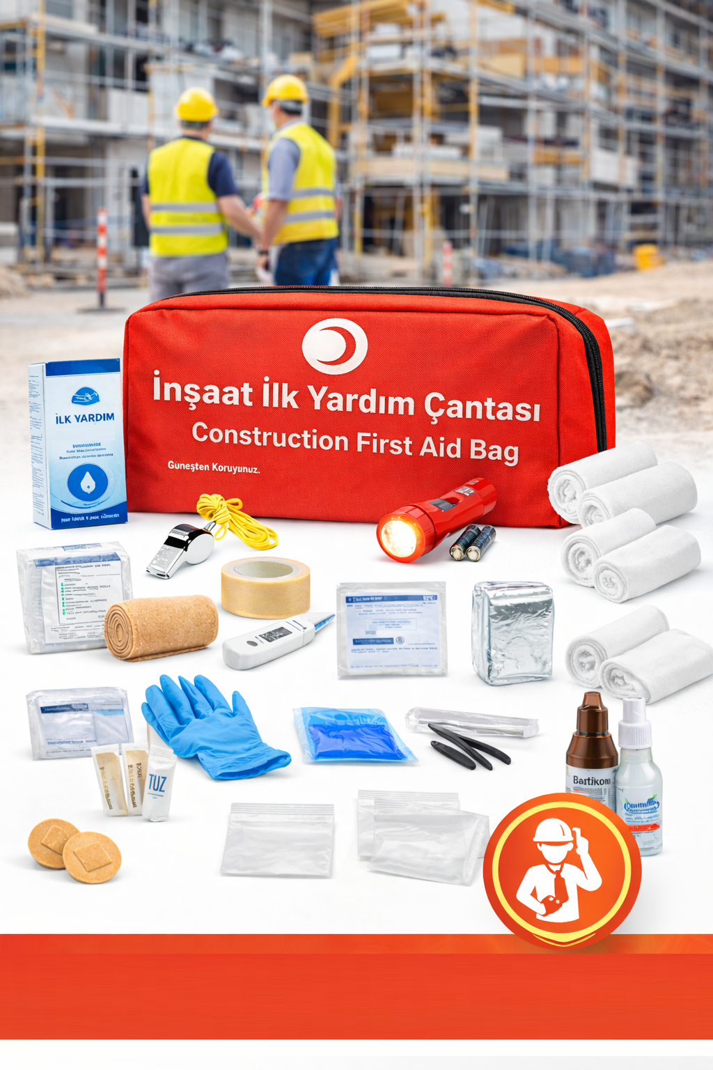 İnşaat ilk Yardım Çantası - ürün görseli