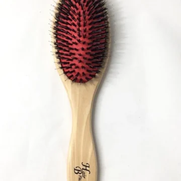 Islak Ve Kuru Saçlar Için Beyaz Kaynak Saç Fırçası