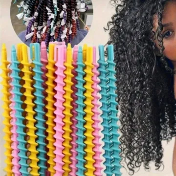 İyonik Spiral Isısız Doğal Bukle Saç Yapma Seti 30 PCS
