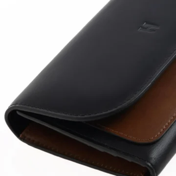 Kadın Hakiki Deri Büyük Cüzdan Kapaklı Çıtçıtlı RFID Korumalı Charlotte Haki Kahve