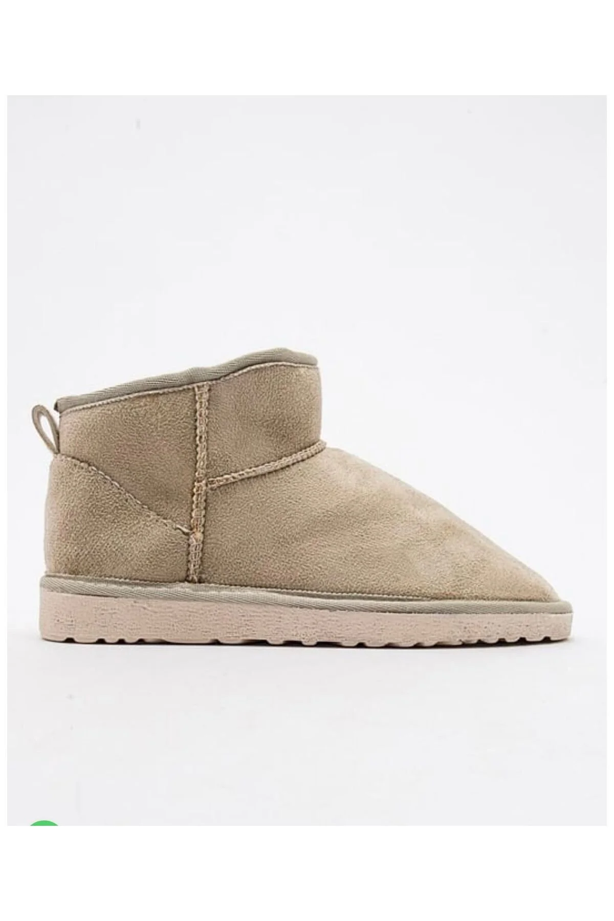 Kadın kahverengi Mini Süet Bot Içi Kürklü Kışlık Rumgayshoes - Görsel 4