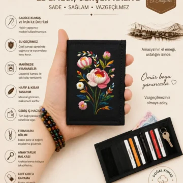 Kadın Kumaş Cüzdan,Fermuarlı Kartlık, Para Cüzdanı, Anahtarlıklı, Yıkanabilir Bez Cüzdan,Kadın Spor Cüzdan,Kanvas Cüzdan,Kadın Cüzdan