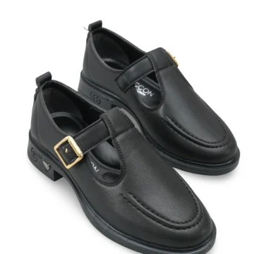 Kadın Loafer 0012350 Siyah Rugan