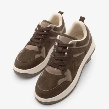 Kadın Sneaker Yüksek Taban Spor Ayakkabı Aryan Bej