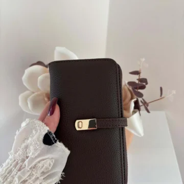Kadın Telefon Bölmeli Suni Deri Cüzdan