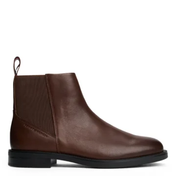 Kahve Erkek Bot HILFIGER VOGUE LTH WARM CHELSEA