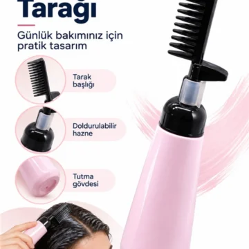 Kaliteli Saç Boyama Ve Saç Bakım Aparatı Taraklı Hazneli Pratik 1 adet