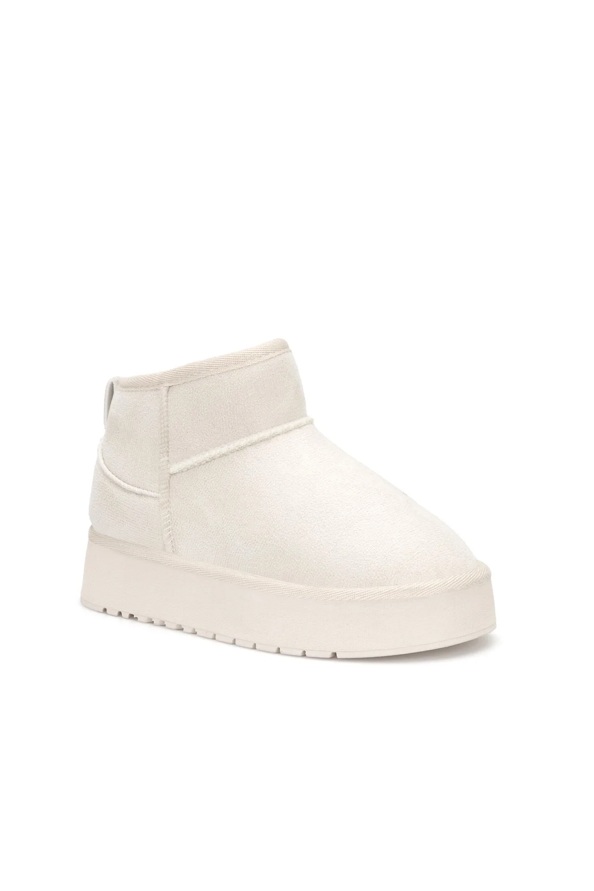 Kids DS Snie C. Bej Kız Çocuk Kürklü Bot Günlük Ayakkabı Sneaker - Görsel 9