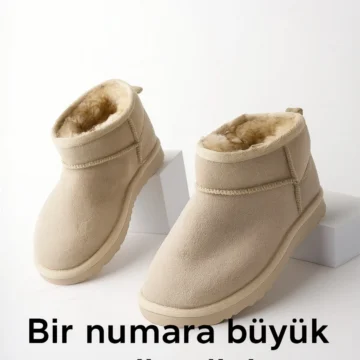 Kız/Erkek Çocuk İçi Kürklü Bot – Sıcak Tutan Kaymaz Taban