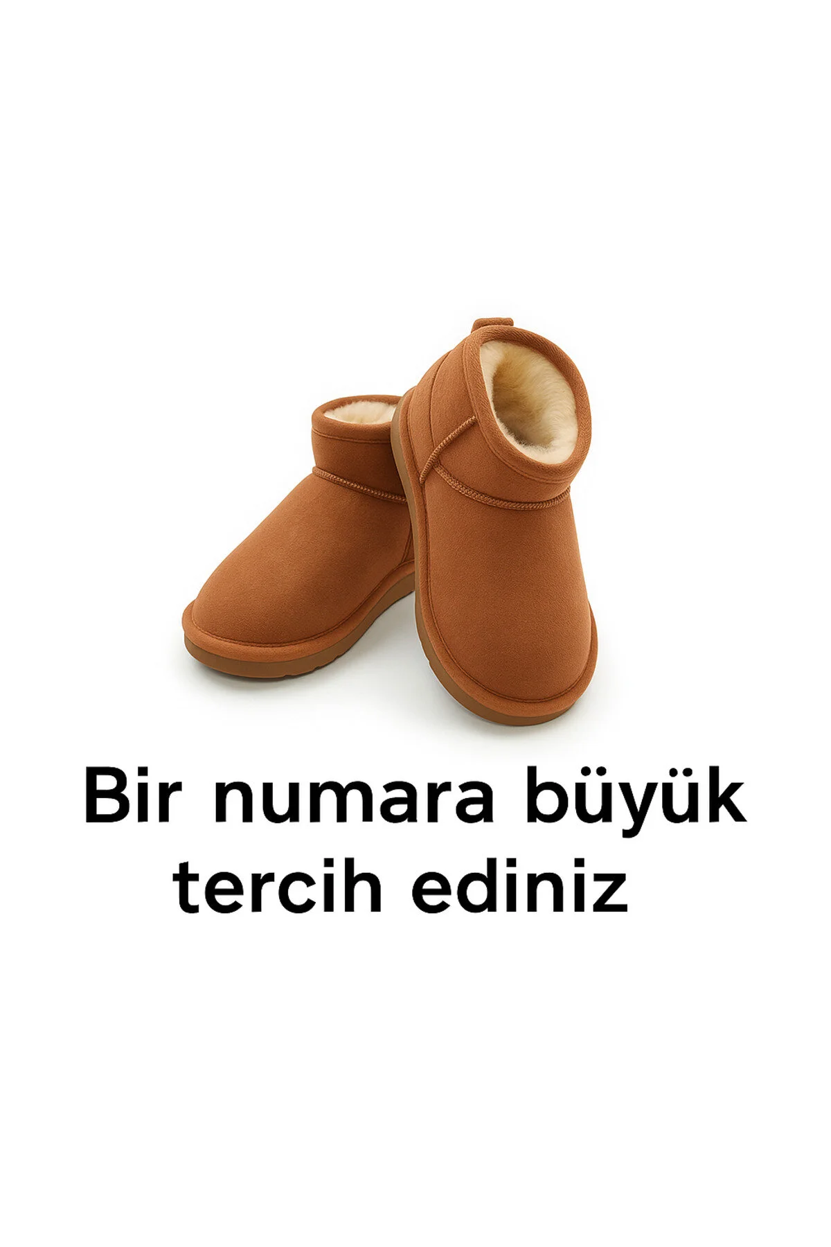 Kız/Erkek Çocuk İçi Kürklü Bot – Sıcak Tutan Kaymaz Taban - Görsel 2