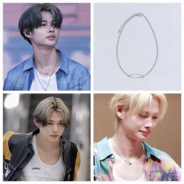 KPOP ENHYPEN Niki Safety Pin Kolye