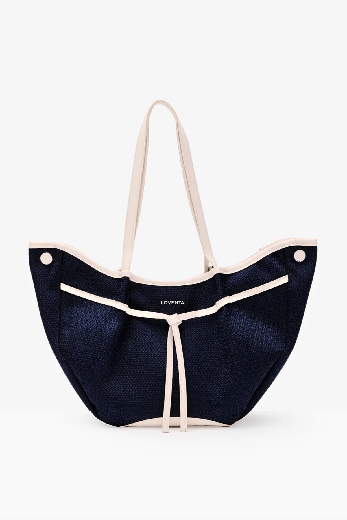 Large Tote Bag Bordo Niesha - Görsel 10