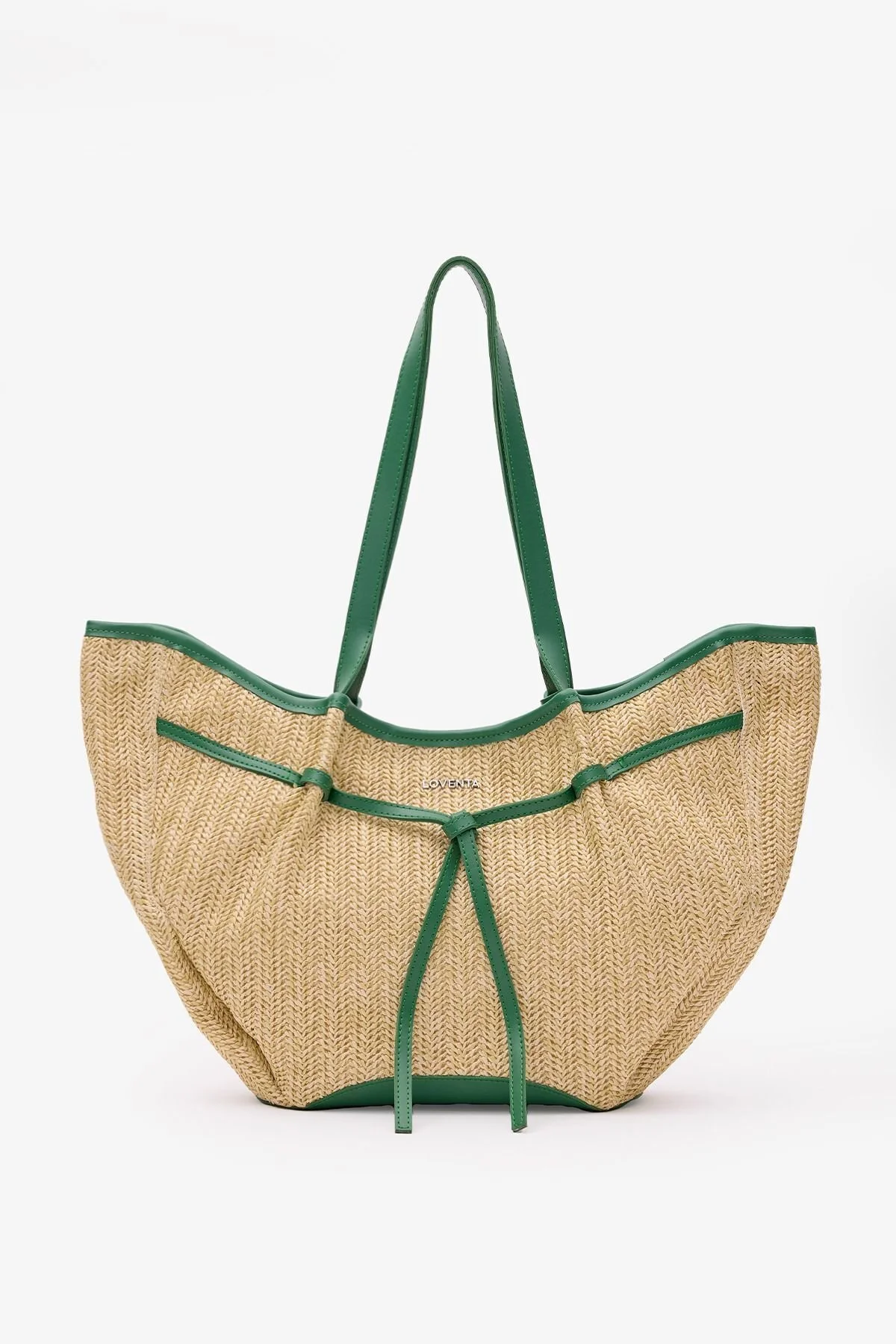 Large Tote Bag Bordo Niesha - Görsel 4
