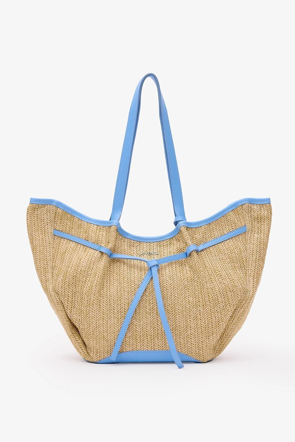 Large Tote Bag Bordo Niesha - Görsel 8