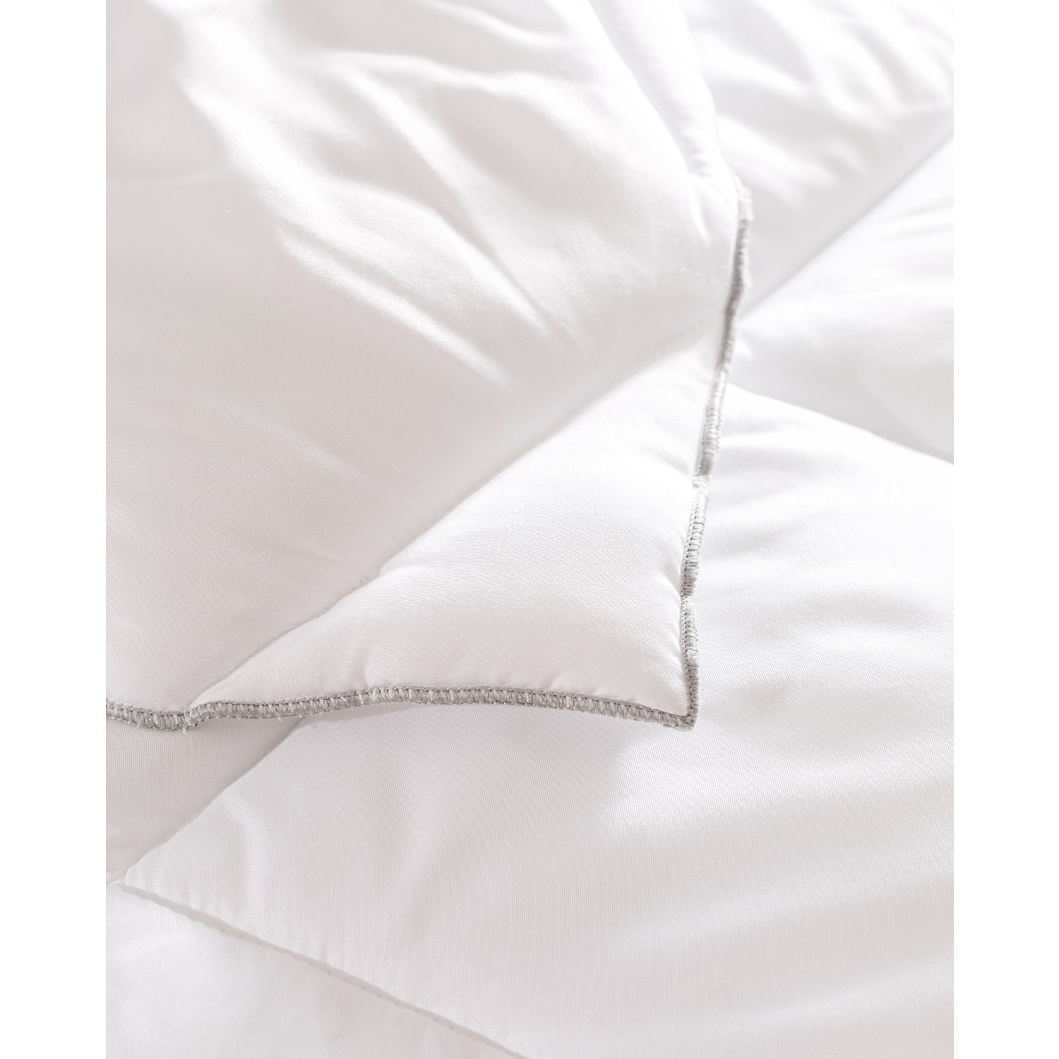 Leonce Tek Kişilik Micro Yorgan Beyaz 150 x 210 cm Polyester Hafif ve Yumuşak - Görsel 6