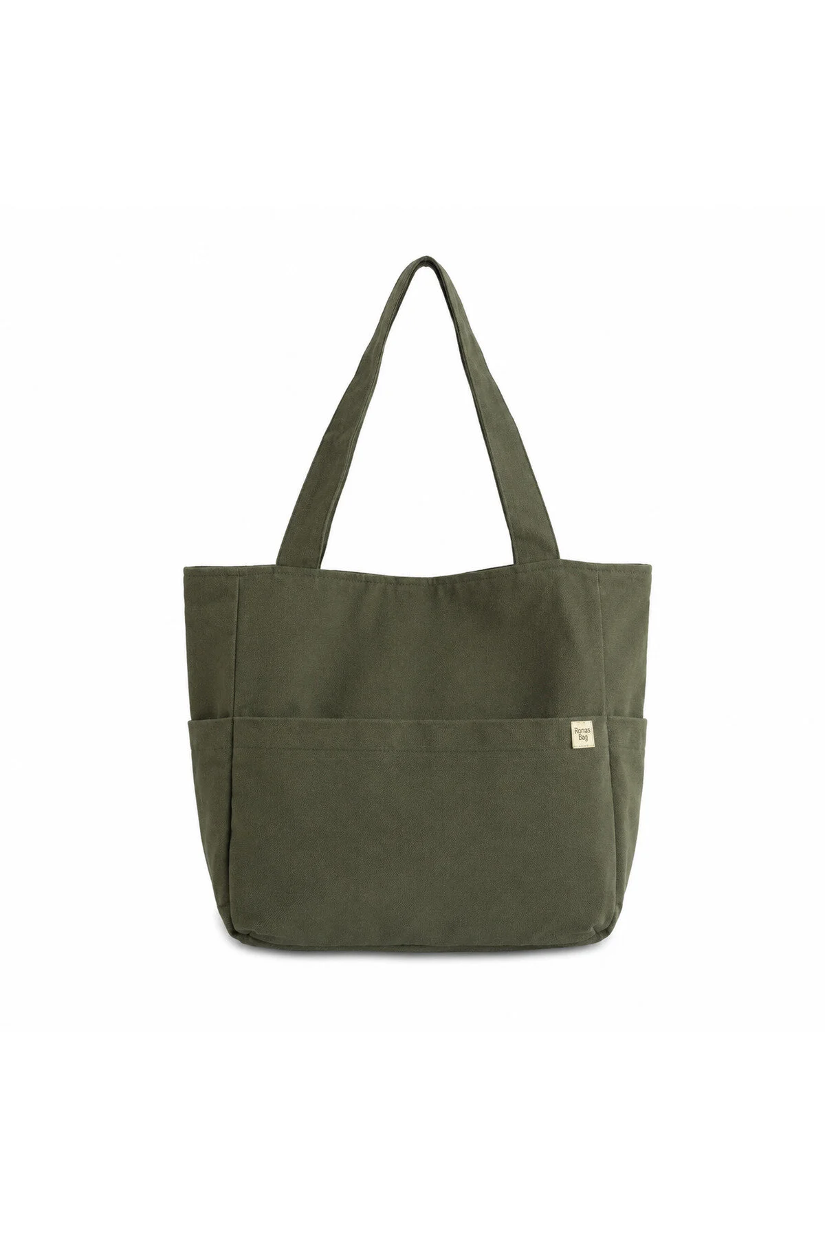 Leopar Desenli Geniş Hacimli Çok Cepli Tote Bag - Görsel 4