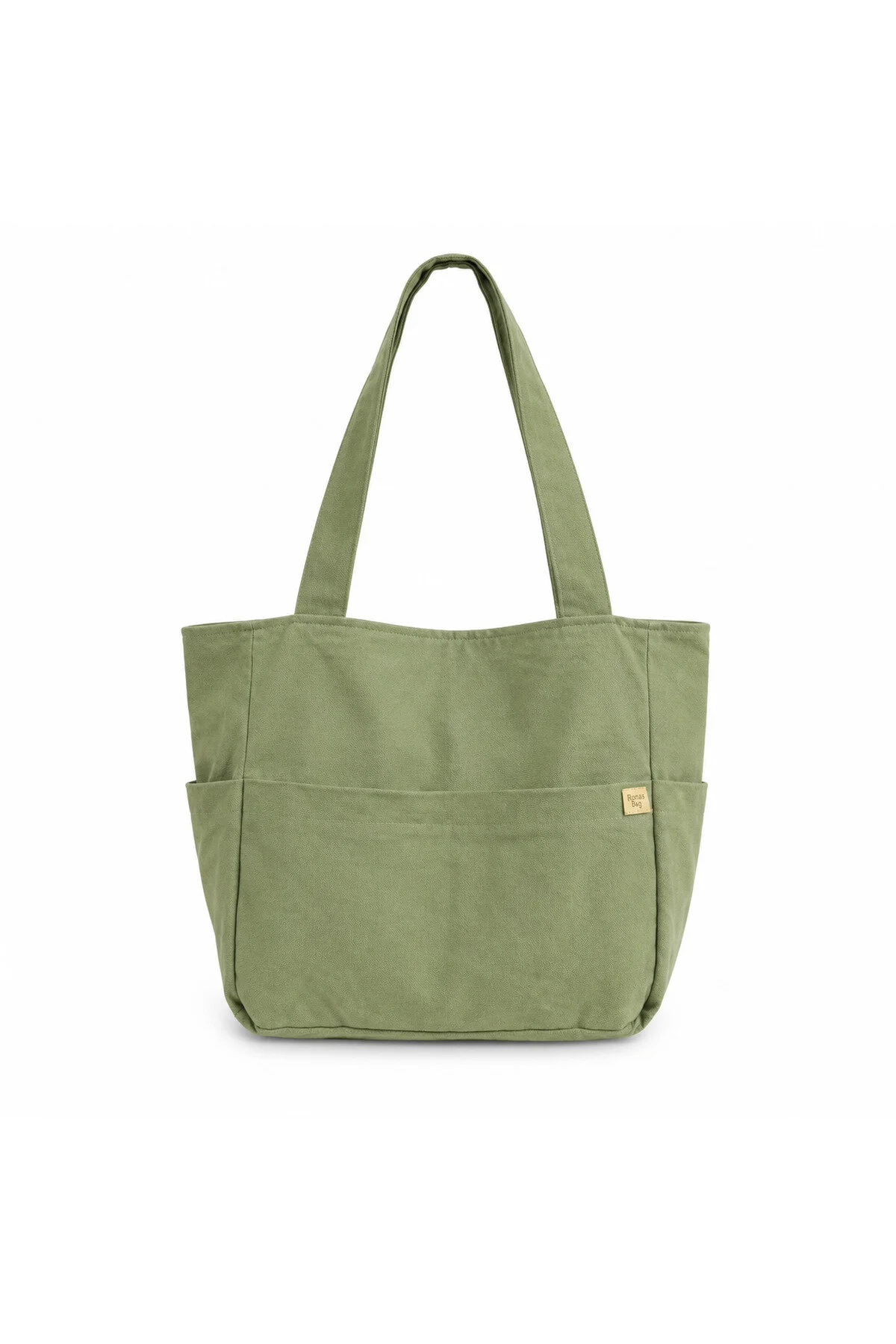 Leopar Desenli Geniş Hacimli Çok Cepli Tote Bag - Görsel 6