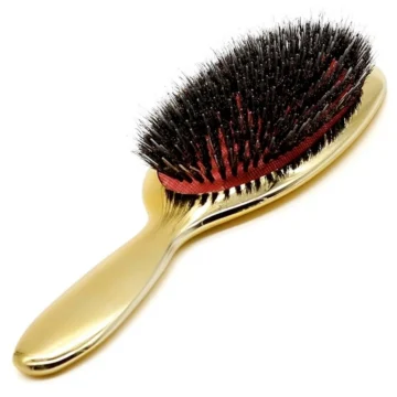 Lom1052 Kaynak Saç Tarağı Premium Seri Oval Kürek Saç Açma Tarama Fırçası, Galvanik, Kaynak (gold)