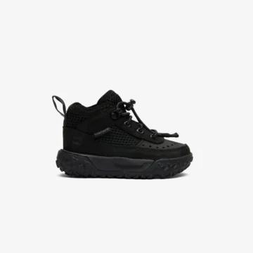 Low Lace Up Bebek Siyah Bot