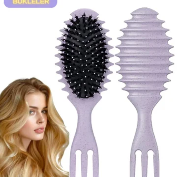 Magical Curl Bukle Tarağı Sihirli Tarak Saç Fırçası ve Tarak Mucizevi Tarak Saç Şekillendirme Seti