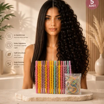 Magical Curl Saç Fırçası Kıvırcık Saç Belirginleştirici Tarak Oval