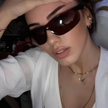 Milenyum Y2k Unisex Tasarım Güneş Gözlüğü