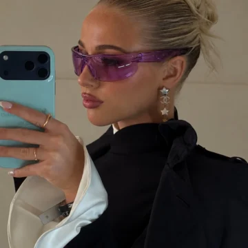 Milenyum Y2k Unisex Tasarım Güneş Gözlüğü