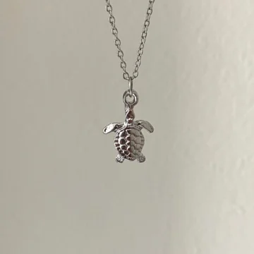 Minimal Kaplumbağa Kolye