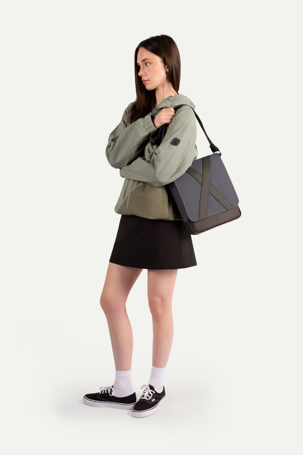 Mor Unisex Postacı - Dik Çanta |(Methone - Plum) - Görsel 9