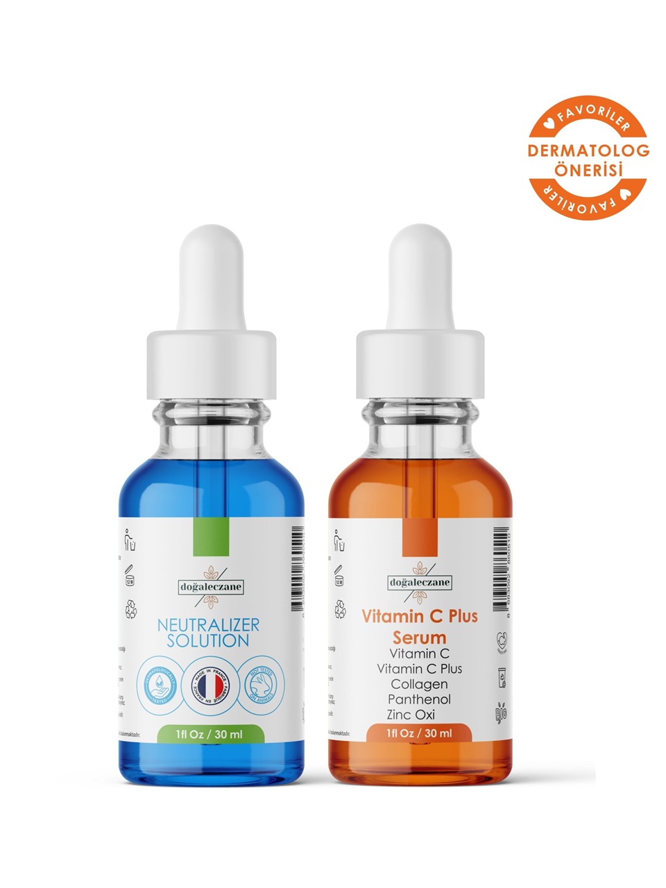Vitamin C Plus Serum Neutralize Solüsyon ikili Set