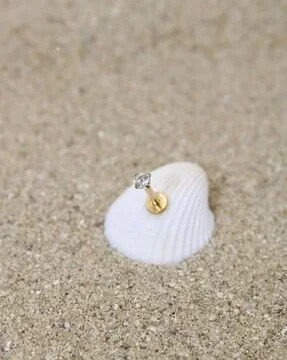 NOBLE GETTOPiercing Cerrahi Çelik Piercing Zirkon Taşlı Kıkırdak Tragus Conch Helix Gold Renk 2,50 Mm Labret